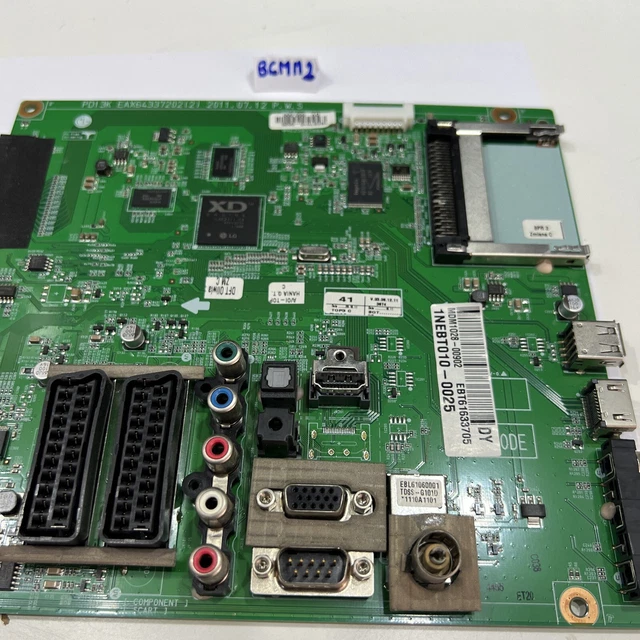 Carte Mère D'occasion Pour TV LG 37LD420 - Fonctionnelle - Quelques Marques D'usure