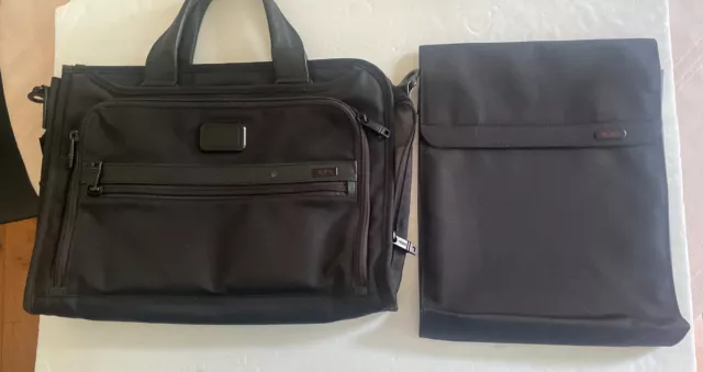 Tumi 26110D2 Alpha 2 Slim Deluxe Ballistic  Portfolio Bag, Laptop, Files Case