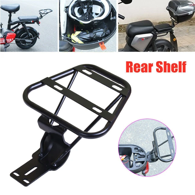 Motorcycle Bike Rear Shelf Backrest Bracket Storage Rack Tail Box Shelf Luggage