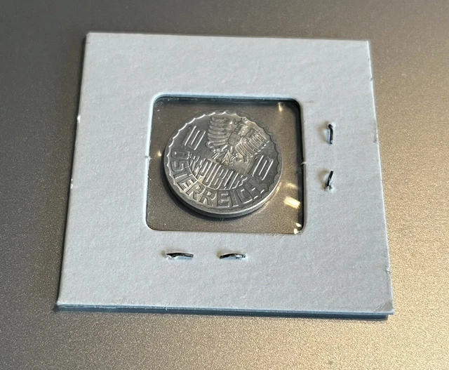 AUSTRIA - 10 GROSCHEN - 1952 - Republik Österreich COIN sealed 4