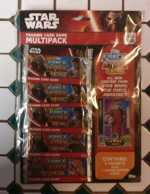 Star Wars Force Attax Force Trading Card - Multipack With Limited Edition - NEW