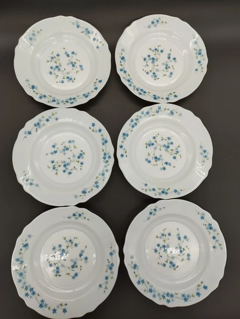 LOT DE 6 Assiettes Plates Arcopal Décors Fleurs (Lot 2) EUR 15,00