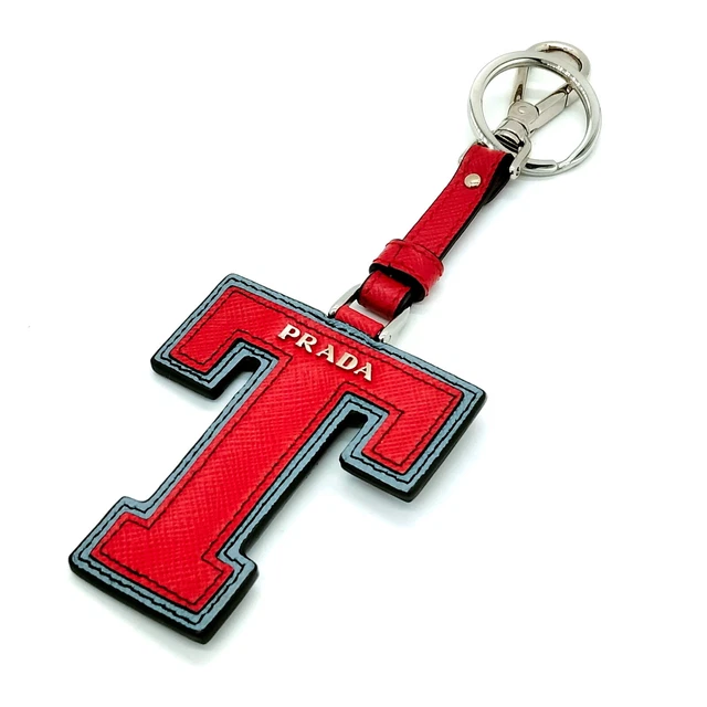 Prada Key Ring Reds Silver 2435228 Prada Key Ring Reds Silver 2435228