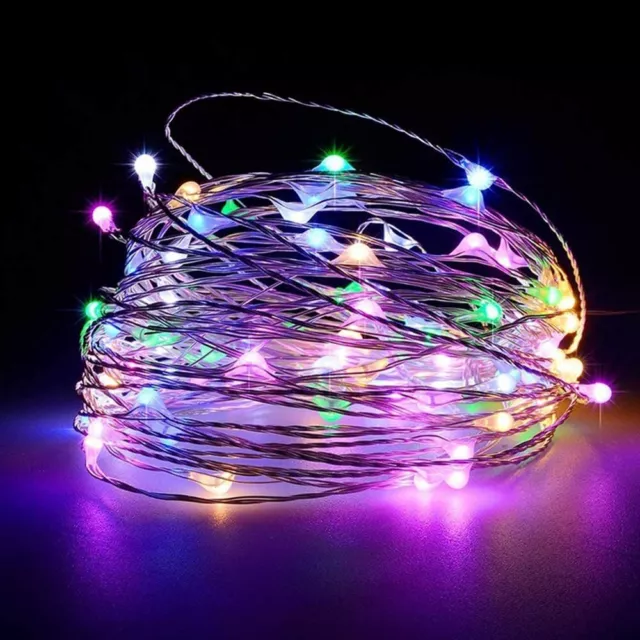 LED String Lights Plug in Fairy Lights Waterproof Copper String Lights Switch 3