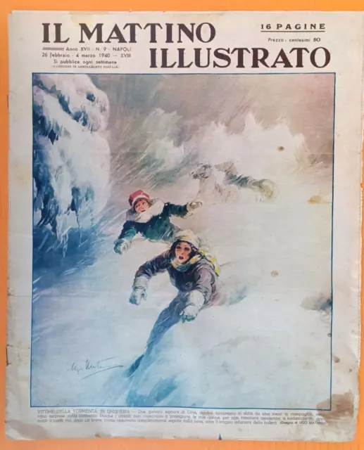 TORMENTA IN UNGHERIA da IL MATTINO ILLUSTRATO R@R@ RIVISTA PRIMI 900-12168 BIS