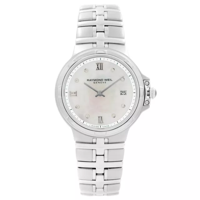 Raymond Weil Parsifal Steel Diamond Silver MOP Dial Ladies Watch 5180-ST-00995 Raymond Weil Parsifal Steel Diamond Silver MOP Dial Ladies Watch 5180-ST-00995