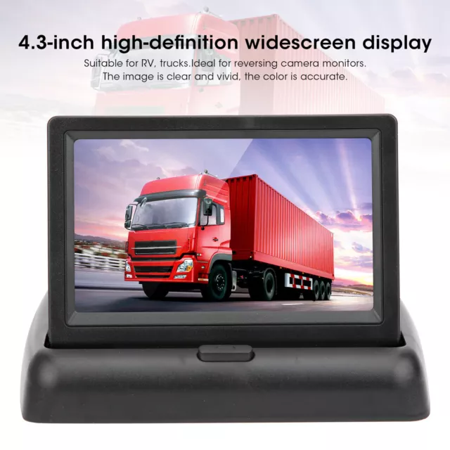 Auto TFT LCD Monitor Kamera Klappbar Rückansicht Parken 4.3in Für RV Truck LIF