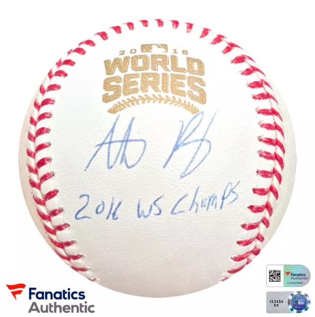 Anthony Rizzo Chicago Cubs Signed 2016 World Series Baseball Autograph inscribed