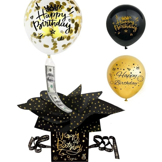 BIRTHDAY SURPRISE BIRTHDAY Money Box Happy Birthday Money Gift Boxes