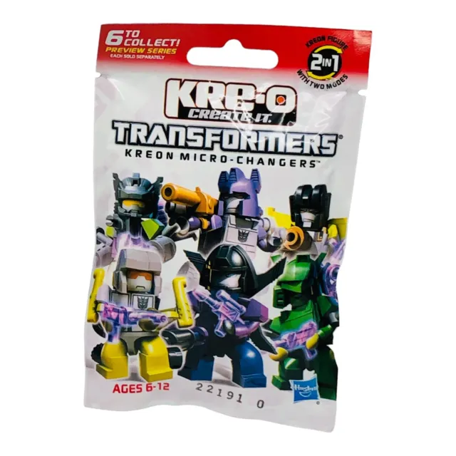KRE-O Transformers Micro Changers Collection Kreon Figure Foil Bag - Red NEW