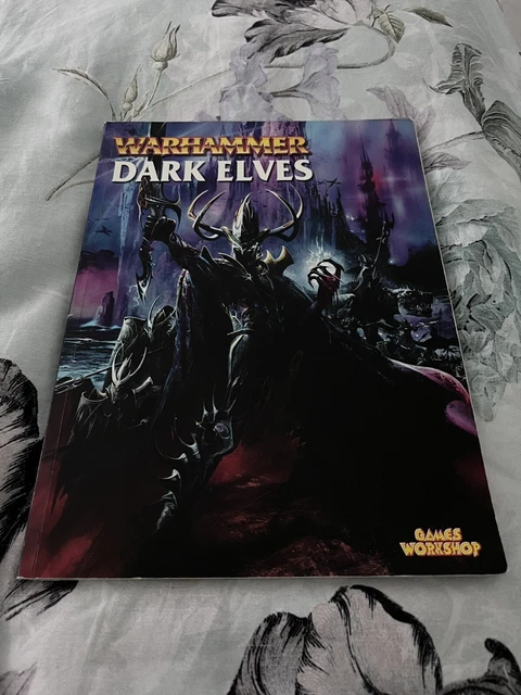 Warhammer Dark Elves Rulebook Armies Army Codex Rules Book Games Workshop Gw Oop