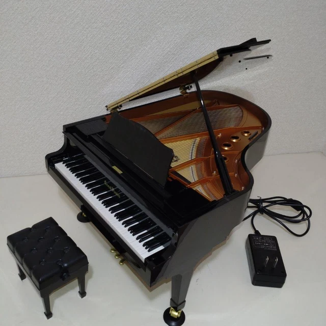 SEGA TOYS Black Grand Pianist 1/6 Scale Miniature Grand Piano From Japan USED #3