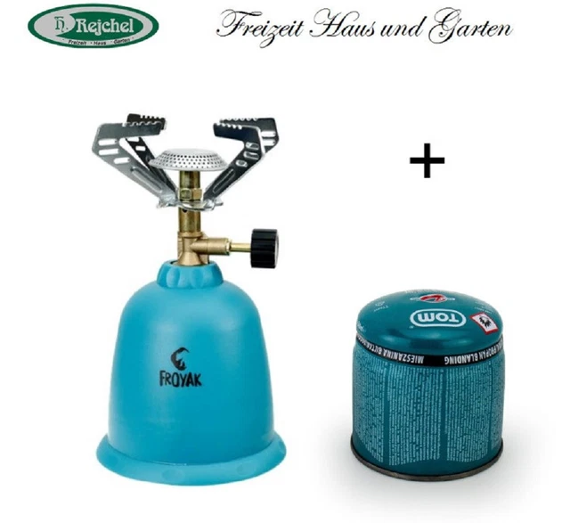 Cuisinière Camping 1 Flamme ZMC - Portable Avec Allumage Piézo - Inclut Cartouche Butane 227g