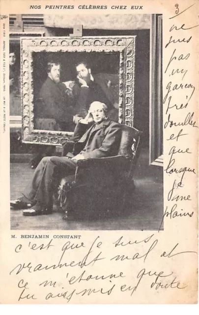 Célébrités - n°68904 - Nos Peintres Célèbres chez eux - M. Benjamin Cons