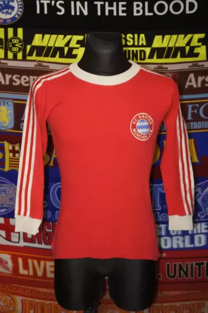 4/5 Bayern Munich adults S 1972 erima original football shirt jersey trikot