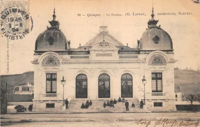 CPA QUIMPER - le Théâtre - (G.Lafont architecte) (128960)