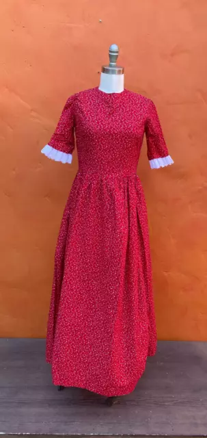 Colonial Prairie Pioneer Civil War Historical Reenactment Dress. Outlander 2