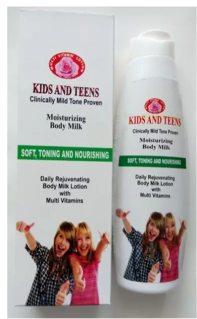 Kids & Teens Toning and Feuchtigkeitsspendende Körperlotion 1 x 350ml.