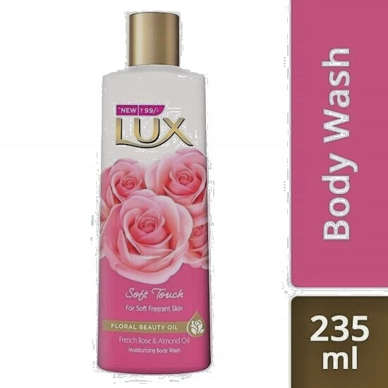 Lux Tacto Suave Gel de Baño Con Francés Rosa Y Aceite de Almendras 235ML