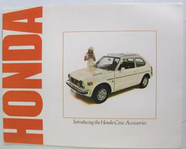 HONDA Civic Accessories Car Sales Brochure 1973 USA Print