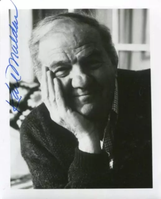 Karl Malden (+2009) AUTHENTIC autograph, signed photo
