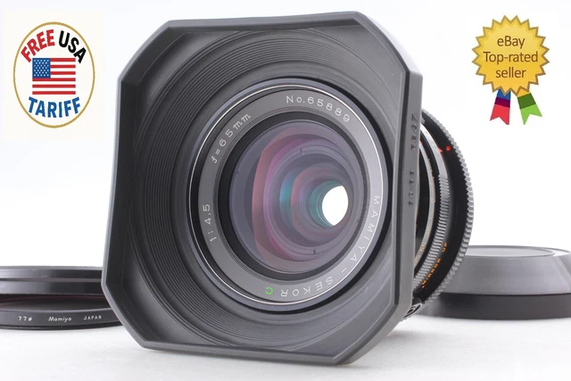 TOP MINT W/ Hood* Mamiya Sekor Z 65mm F4 W Lens for RZ67 Pro II