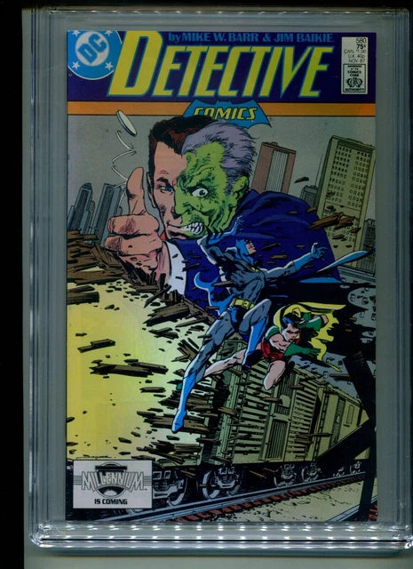 Detective Comics #580 CGC 9.8 (1987) Batman Two-Face White Pages Highest Grade 2