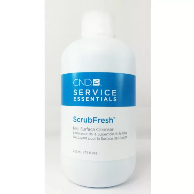 CND Shellac ScrubFresh Nail Cleanse 7.5 oz/ 222ml Nail Surface Cleanser On Sale