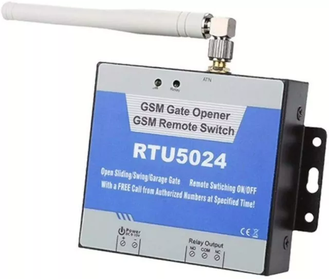 Controllo Remoto GSM Apertura Cancello Automatico con Chiamata o SMS, RTU5024