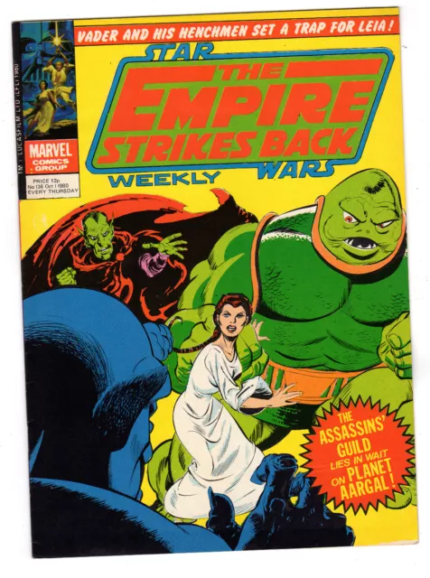 STAR WARS WEEKLY #136  (Oct 1st 1980) Empire Strikes Back Marvel UK  FN / VFN