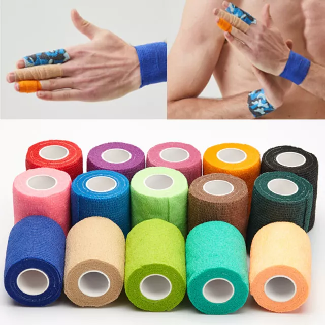 Self-Adhesive Bandage Tape Ankle Wrist Wrap First Aid Sports Medical Non-woven