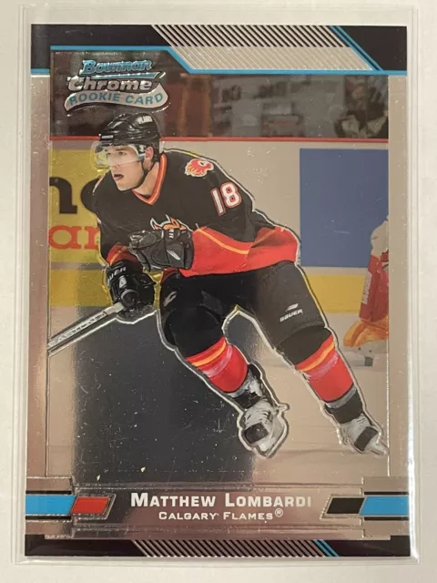 2003-04 Bowman Chrome Draft Picks & Prospects Matthew Lombardi Rookie RC Hockey