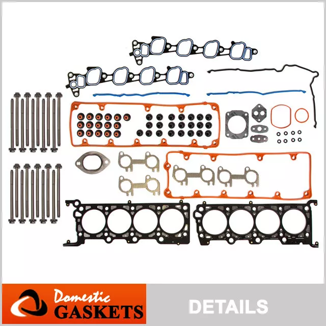 Fits 02-04 Ford Mustang Lincoln Town Car Mercury 4.6L SOHC Head Gasket Set Bolts