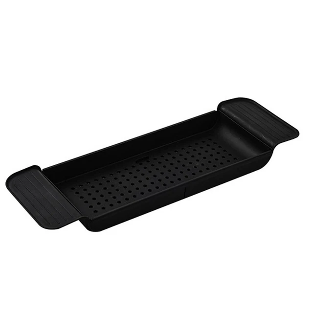Telaio vasca da bagno telescopico multifunzionale elegante organizer bagno