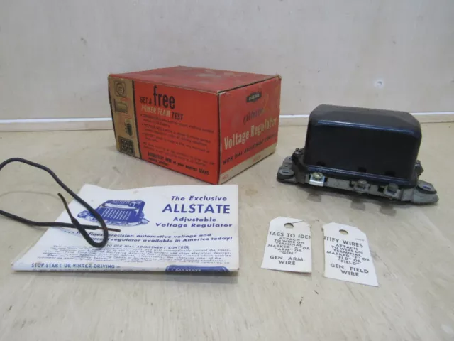 Original 1950's Delco Remy Voltage Regulator CORE OEM Original 1950's Delco Remy Voltage Regulator CORE OEM