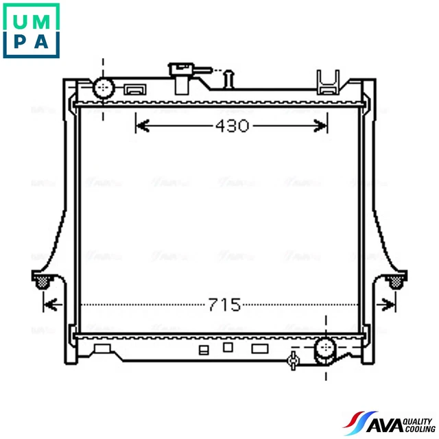RADIATOR ENGINE COOLING IS2025 FOR ISUZU D-MAX RODEO/Pickup 4JA1-TC 2 ...