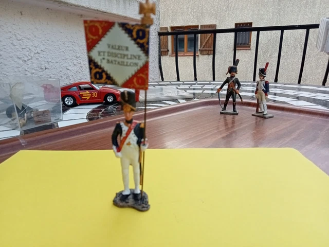 Figurine Guy Renaud – Grenadier De La Garde Porte-Drapeau – 1er Empire – 60mm