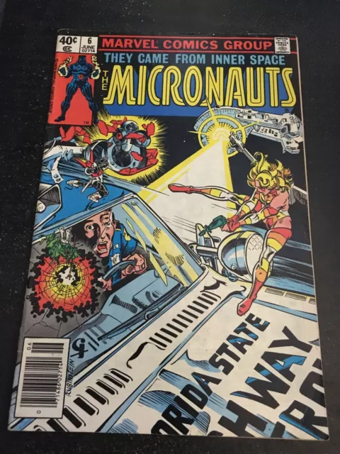 Micronauts#6 Awesome Condition 7.5(1979) Micheal Golden Art!!