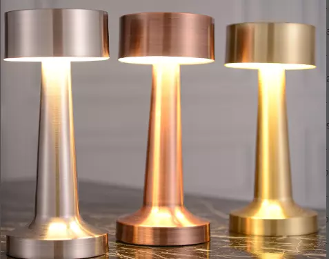 USB LED Tischlampe Touch Dimmbar mit Akku Tischleuchte Innen/Aussen Beleuchtung