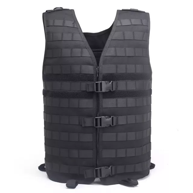 Military Tactical Molle Fighting Load Carrier Vest Combat Assault Hunting Gear