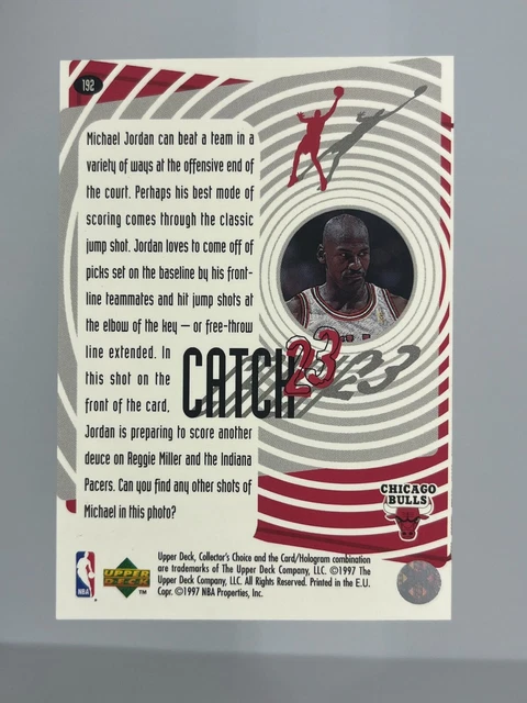 upper deck collectors choice michael jordan 1997