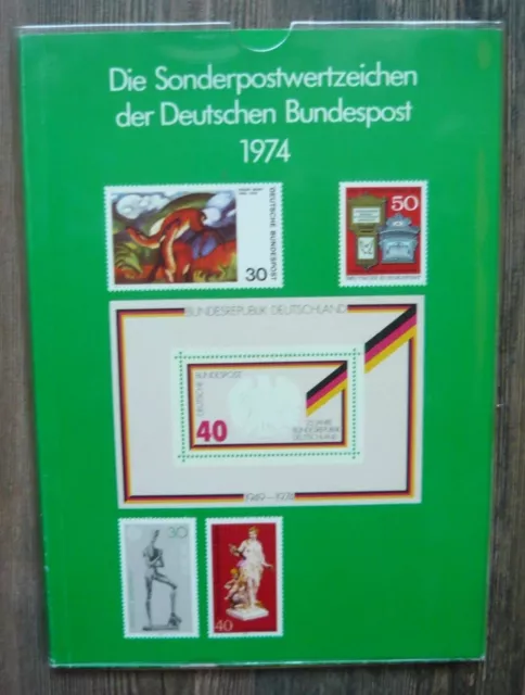 Jahrbuch 1974 - Alle Sonderpostwertzeichen Bund und Berlin, komplett, postfr. **