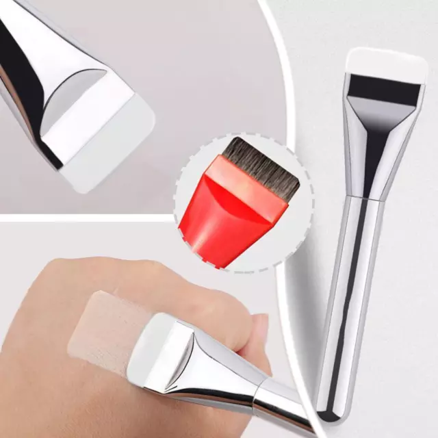Foundation Brush Ultra-Thin Professional Flat Make Up Brush Concealer Brush✨w