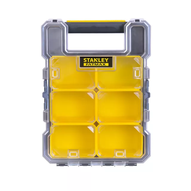 STANLEY FatMax Profi-Organizer FMST1-72378 - kleiner Sortimentskasten, 6 Fächer