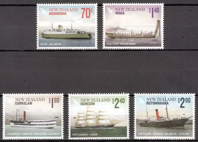 Neuseeland Mi.Nr. 2964-2968** (2012) postfrisch/Schiffe mit Geschichte