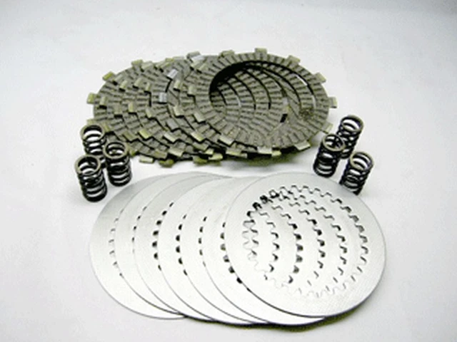 Kit De 7 Disques Lisses D’embrayage Pour Yamaha FZ6 600 RJ074 (2004-2006) - Compatible - Neuf Générique