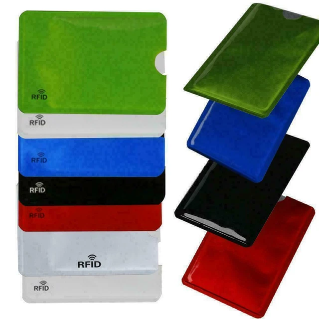 Debit Card Back Protector RFID BANK CARD Blocking Contactless Debit Credit Protector T1H FAST ...