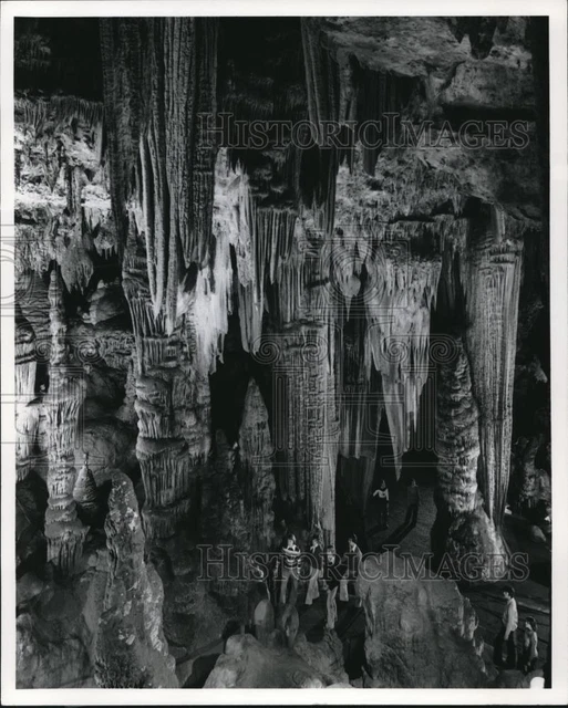 Press Photo Giant's Hall in Virginia's Luray Caverns is one of the highlights