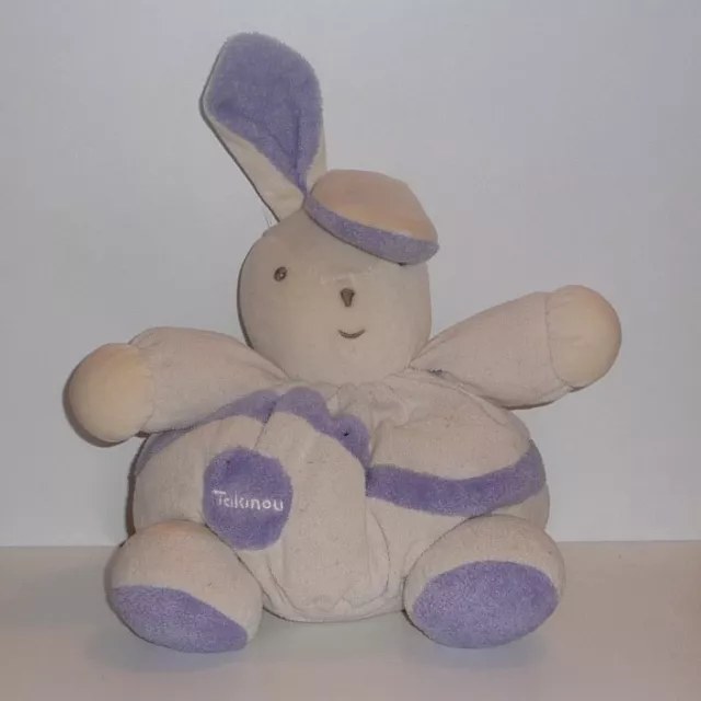 Doudou Lapin Takinou - Blanc Bleu