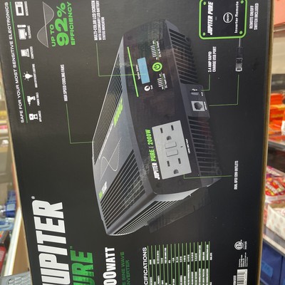 JUPITER  2000W Continuous/4000W Peak Pure Sine Wave Power Inverter *NEW SEALED*